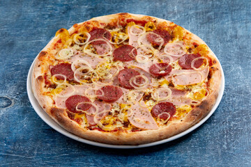 fresh italian pizza, menu for cafe
