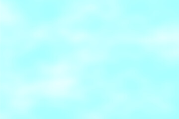 Pastel blue sky watercolour illustration background.