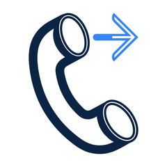 Call and Call forwarded icon