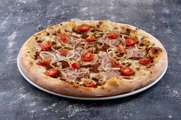 fresh italian pizza, menu for cafe