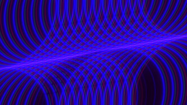 Neon waves pattern with glitch effect, motion abstract disco, music and club style background