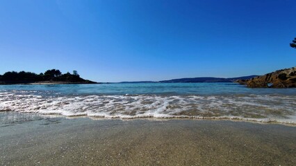 Fototapeta na wymiar Playa de la provincia de A Coruña, Galicia