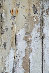 peeling paint on a wall