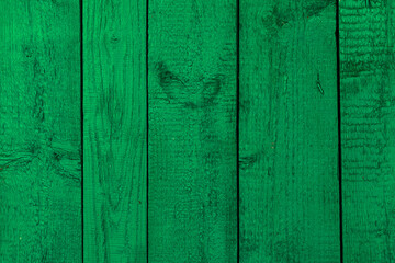 Fototapeta na wymiar background from old wooden boards of green color