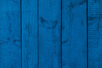 Fototapeta na wymiar background from old wooden boards of blue color 