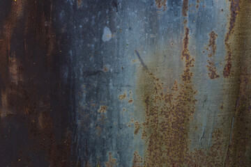 background texture of old rusty metal door
