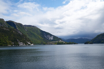 Fototapeta na wymiar The beautiful and scenic Lysefjord
