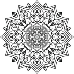 Mandala Vector Art Pattern Design, Vector background for yoga, meditation poster, banner, wallpaper and your desired ideas.