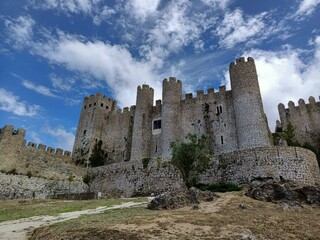 Fototapeta na wymiar Castillo de Obidos en Portugal