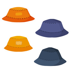Panama hat. Summer men headdress. Accessory clothing.