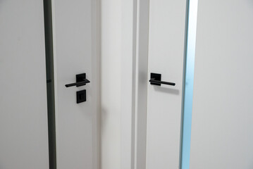 two doors, white and black light to choose from