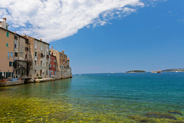 adriatic sea and old town of Rovinj