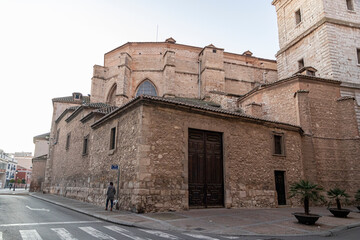 Ciudad Real, Spain. The Catedral de Nuestra Senora del Prado (Our Lady Saint Mary of the Prado Cathedral), a Gothic temple