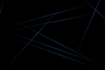 Abstract black with blue lines, triangles background modern design. Vector illustration EPS 10.