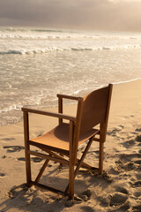 chair on the beach 
