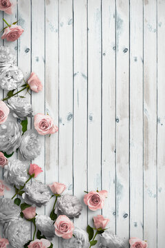 Primavera di fiori e colori con rose e amore