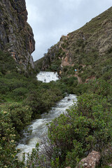 Fototapeta na wymiar Aguas Turquesas - Ayacucho