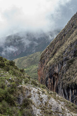 Vista desde los valles en Ayacucho
