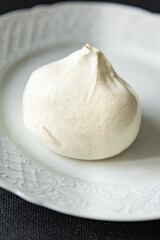 buratta cheese burratina fresh meal food snack on the table copy space food background 