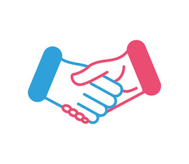 democracy handshake icon
