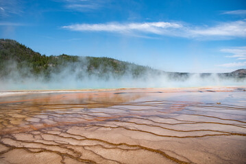Grand Prismatic Springs Yellowstone