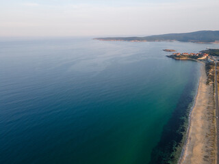Aerial view of The Driver Beach (Alepu) near resort of Dyuni, Bulgaria