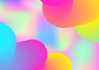 Liquid elements background with dynamic shapes and fluid.