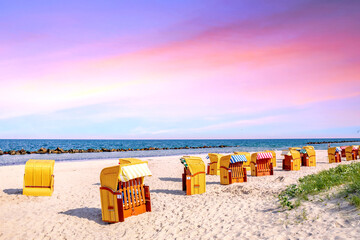 Strand in Wustrow, Fischland, Ostsee, Deutschland 