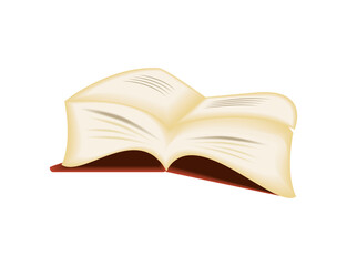 antique open book