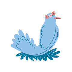 peace dove with flowers