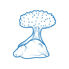 coral flat icon
