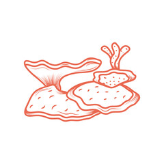 underwater coral icon