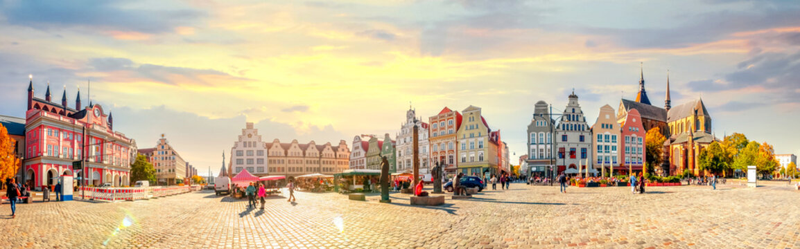 Neuer Markt, Rostock, Deutschland 