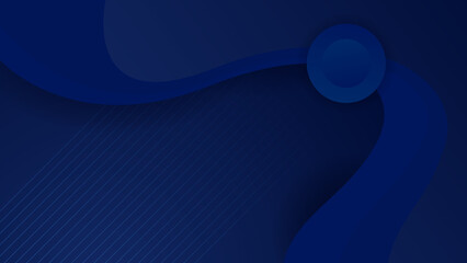 Abstract blue background. Vector abstract graphic design banner pattern presentation background web template.