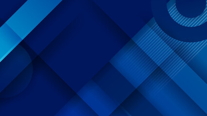 Abstract blue background. Vector abstract graphic design banner pattern presentation background web template.