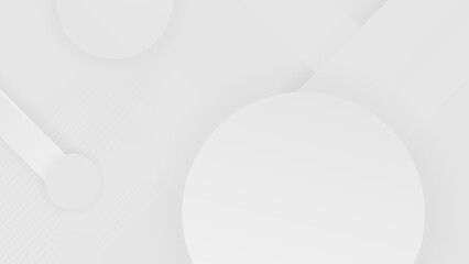 Abstract white gray background. Vector abstract graphic design banner pattern presentation background web template.