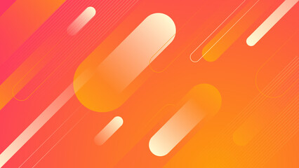 Abstract orange and pink background. Vector abstract graphic design banner pattern presentation background web template.