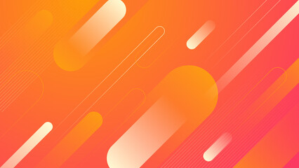 Abstract orange and pink background. Vector abstract graphic design banner pattern presentation background web template.