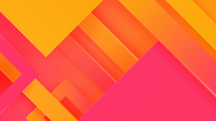 Abstract orange and pink background. Vector abstract graphic design banner pattern presentation background web template.