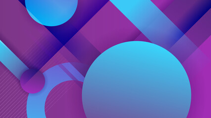 Abstract purple violet and blue technology background. Vector abstract graphic design banner pattern presentation background web template.