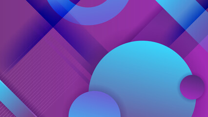 Abstract purple violet and blue technology background. Vector abstract graphic design banner pattern presentation background web template.