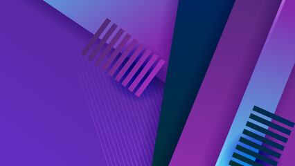 Abstract purple violet and blue technology background. Vector abstract graphic design banner pattern presentation background web template.