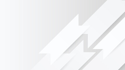 Abstract white gray background. Vector abstract graphic design banner pattern presentation background web template.