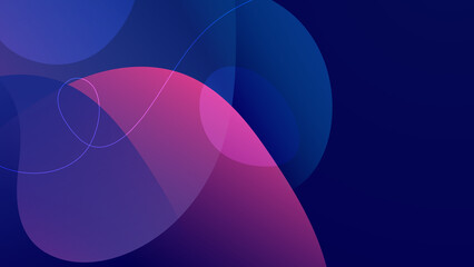 Abstract purple violet and blue technology background. Vector abstract graphic design banner pattern presentation background web template.