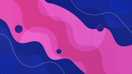 Abstract purple violet and blue technology background. Vector abstract graphic design banner pattern presentation background web template.