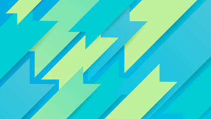 Abstract green technology background. Vector abstract graphic design banner pattern presentation background web template.