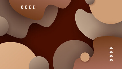 Abstract beige brown skin tone background. Vector abstract graphic design banner pattern presentation background web template.