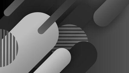 Abstract black background. Vector abstract graphic design banner pattern presentation background web template.