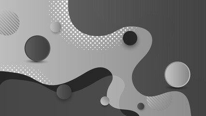 Abstract black background. Vector abstract graphic design banner pattern presentation background web template.