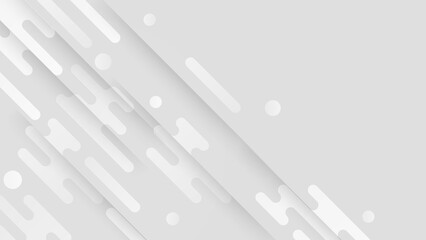 Abstract white gray background. Vector abstract graphic design banner pattern presentation background web template.